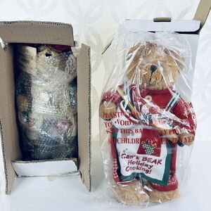 Christmas Country Cooking & Housekeeping Stuffed Bear Lot